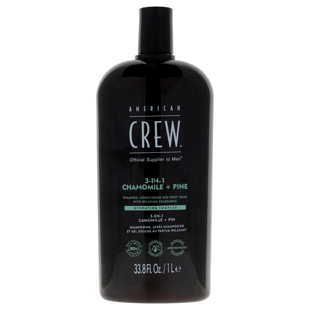 3-In-1 Chamoline Plus Pine by American Crew 33.8 oz